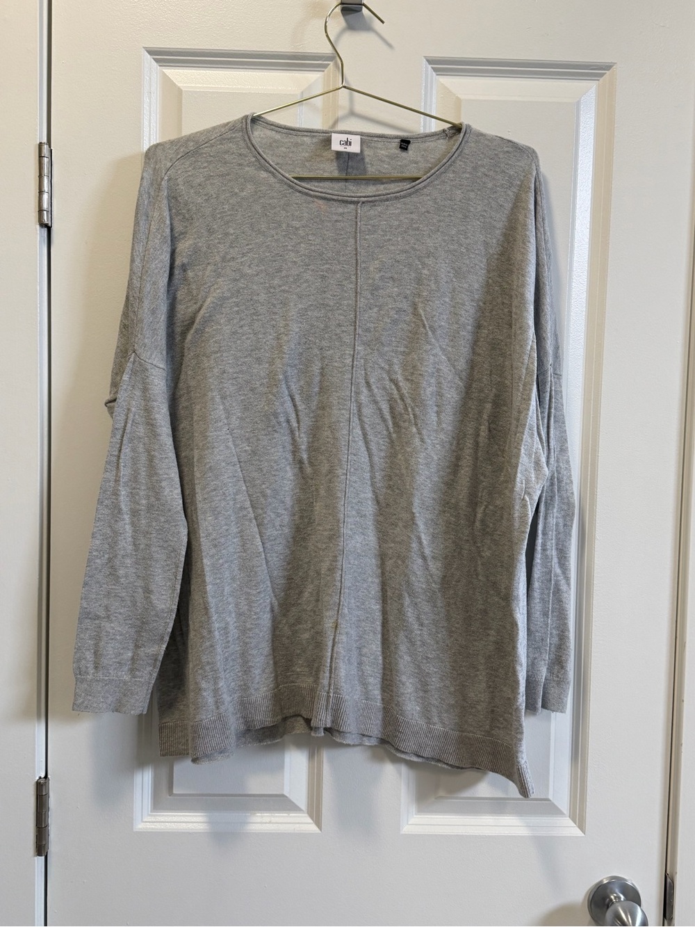 Cabi grey light weight sweater